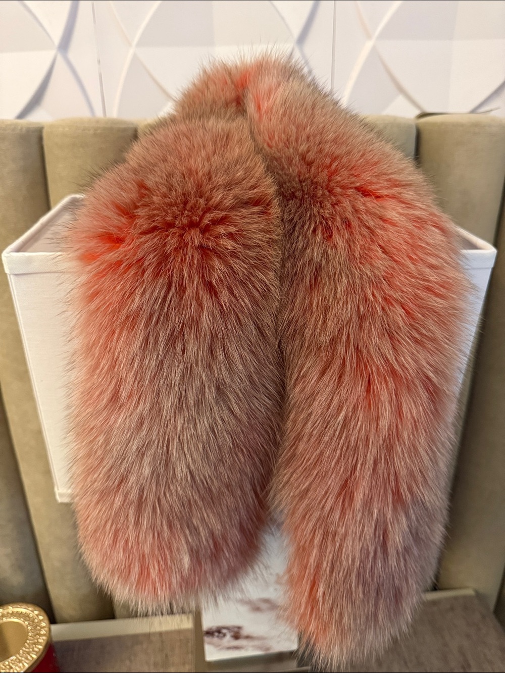 Rare real Fox fur scarf - Picture 6 of 8